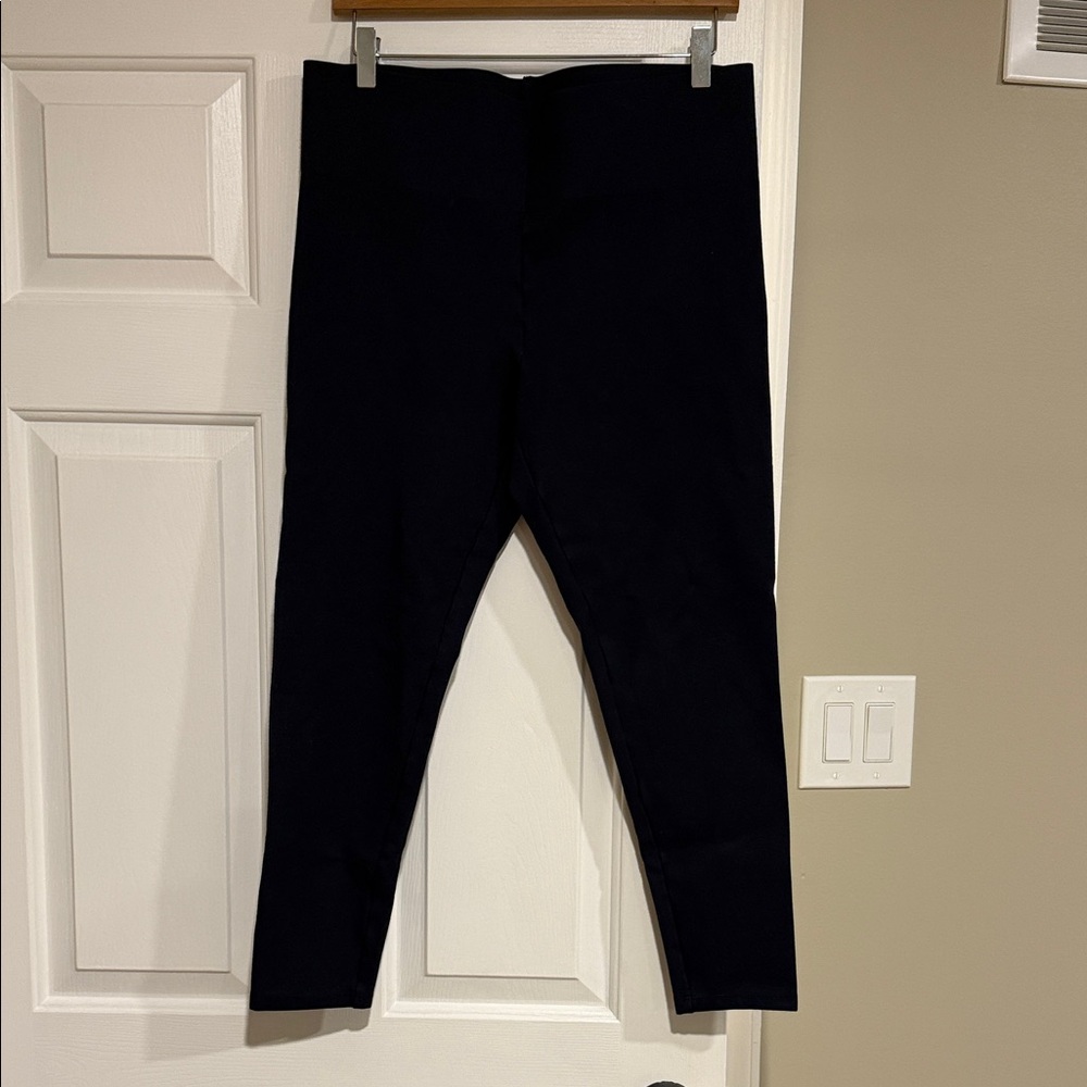 Loft Navy Blue High-Waisted Leggings